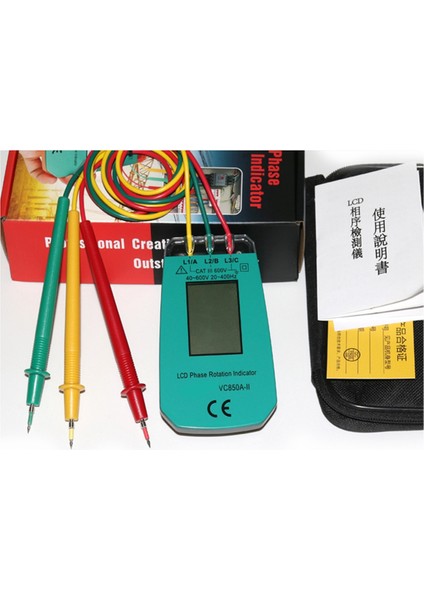 3 Fazlı Test Cihazı Dijital Faz Göstergesi Dedektör LED Faz Sırası (Yurt Dışından) fırsatları