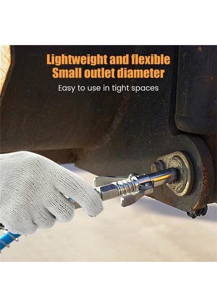 Gres Meme Bağlantı Parçası Gres Pompası Şırınga Ucu 30 cm Hortumlu (Yurt Dışından) fiyatları