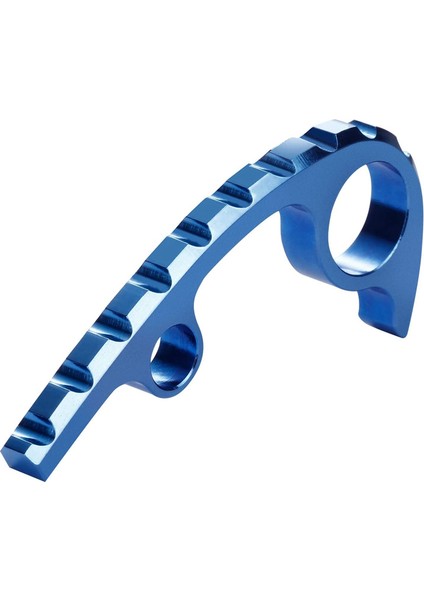 Cep Bıçağı Mavi Için Arka Ara Parçası Anodize Titanyum Alaşımlı Cnc Omurga (Yurt Dışından)