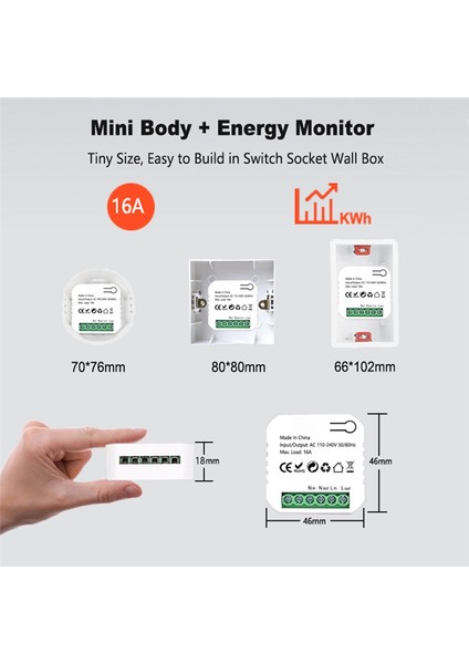 Tuya Akıllı Yaşam Zigbee Anahtarı Alexa Için Elektrik Enerjisi Monitörü (Yurt Dışından) fiyatları