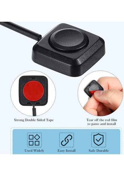 5 Adet Anlık Anahtar Anlık Basmalı Düğme Açma Kapama Anahtarı 12V 24V (Yurt Dışından)