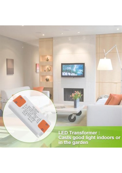 12V 15W LED Düşük Voltajlı Trafo Gürültüsüz LED Sürücü Güç Kaynağı (Yurt Dışından)