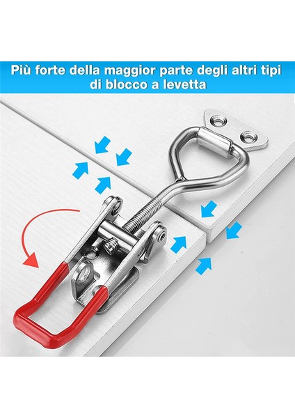 10 Adet Mandal Kelepçesi 304 Paslanmaz Çelik Çekme Mandalları (Yurt Dışından) indirimleri