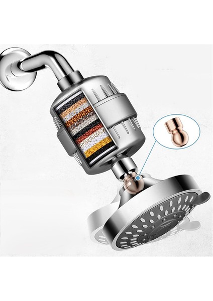 Filtreli Duş 20 Aşamalı Duş Filtresi Mod Duş Başlığı ile (Yurt Dışından)
