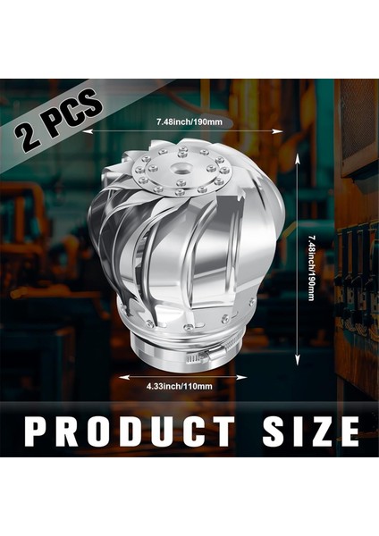 Adet 110MM Güçsüz Çatı Havalandırması Rüzgar Türbinleri Tavan Arası Havalandırması (Yurt Dışından) modelleri
