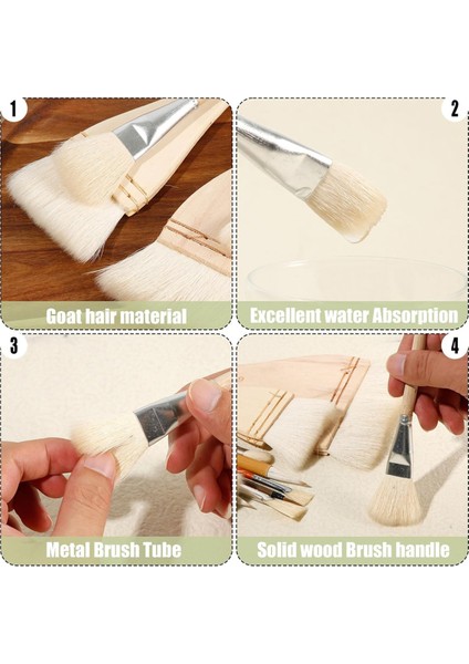 14 Adet Seramik Sır Fırçaları Ahşap Seramik Fırçaları Uzun Saplı (Yurt Dışından) fırsatları