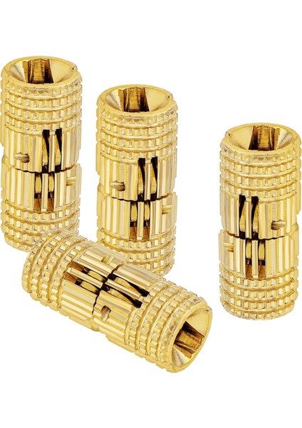 8 Adet 10 mm Gizli Pirinç Namlu Menteşeler Kendin Yap Mücevher Kutusu El Sanatları Için (Yurt Dışından)