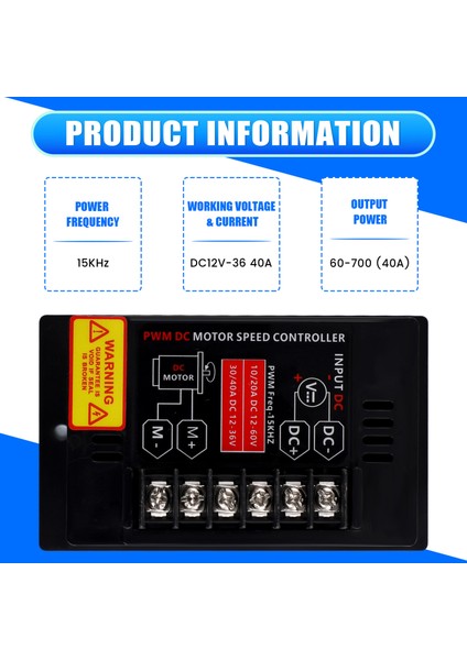 775 795 Dişli Motor Parçaları Için Dc Motor Hız Kontrol Cihazı DC12V-36 40A (Yurt Dışından) indirimleri