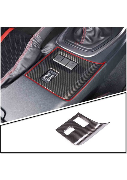 Koltuk Isıtma Kontrol Düğmesi Kapağı Çerçeve Sticker Trim (Yurt Dışından)