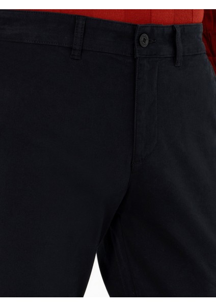Erkek Siyah Slim Fit Kanvas Pantolon 50304318-VR046 indirimleri