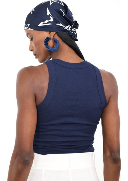 Lacivert Halter Yaka Atlet 23067