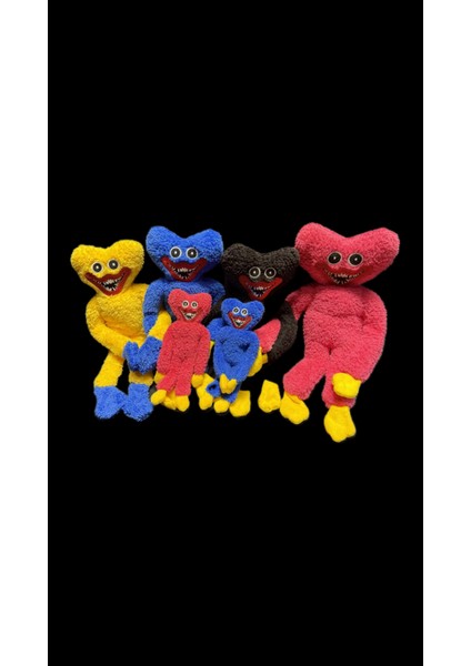 6'lı Tüm Aile Peluş Canavar Oyuncak Sevimli Uyku Arkadaşım