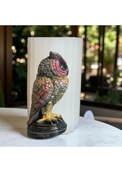 Baykuş Model Heykey, Şamdan Mumluk Silikon Kalıbı