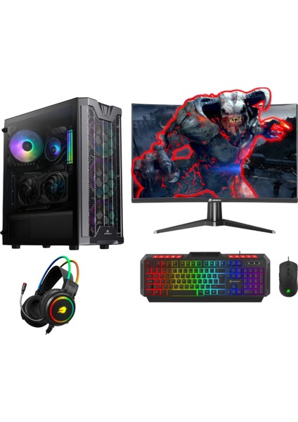 GB-1805 Ryzen 7 9800X3D 32GB Ddr5 1tb M2 Nvme 3050 VGA " 32 Monitör Gaming Pc