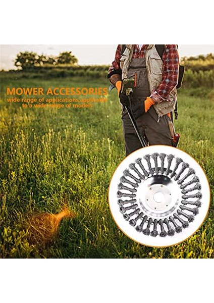 Döner Ot Çelik Tel Fırça, Çalı Kesici Düzeltici Seti (Yurt Dışından) fırsatları