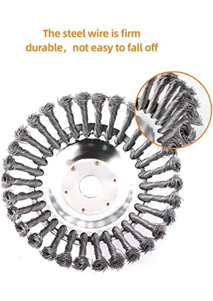 Döner Ot Çelik Tel Fırça, Çalı Kesici Düzeltici Seti (Yurt Dışından) indirimleri