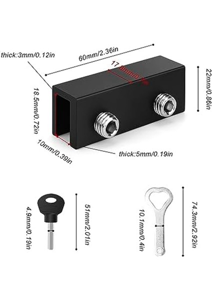 Pencere Kilitleri 4 Adet Sürgülü Ayarlanabilir (Yurt Dışından) indirimleri