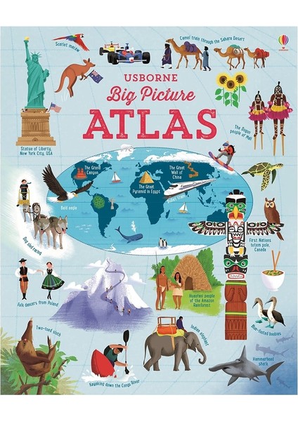 Bıg Pıcture Atlas 2023 Yayınlı Nima Patel'in Ciltsiz Normal Boy 10 Sayfalık Kitabı