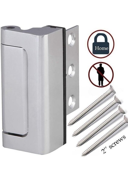 2 Paket Ev Güvenlik Kapı Kilidi Içeriye Doğru Sallanma Için 800 Lbs'ye Dayanıklı (Yurt Dışından) fırsatları