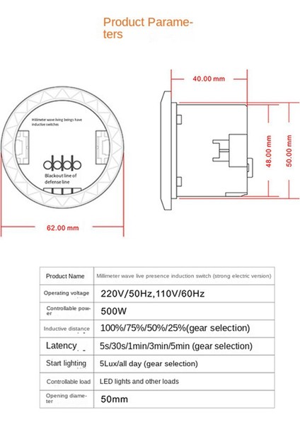 Gömülü Solunum Mikro-Hareket Mobil Radar Algılama Canlı Sensörü (Yurt Dışından) modelleri