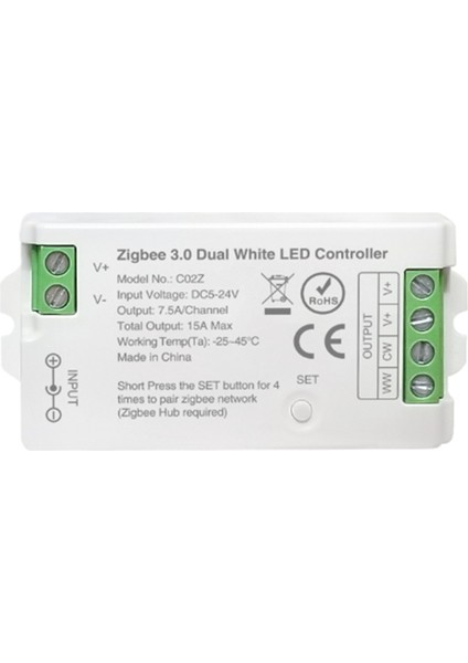 Zigbee3.0 C01Z C02Z Kontrol Cihazı Tuya Akıllı Yaşam App Kontrolü B (Yurt Dışından)