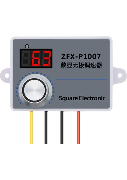 ZFX-P1007 Hız Regülatörü Ayarlanabilir Fan Pwm Anahtarları Hız Kontrol Cihazı (Yurt Dışından)
