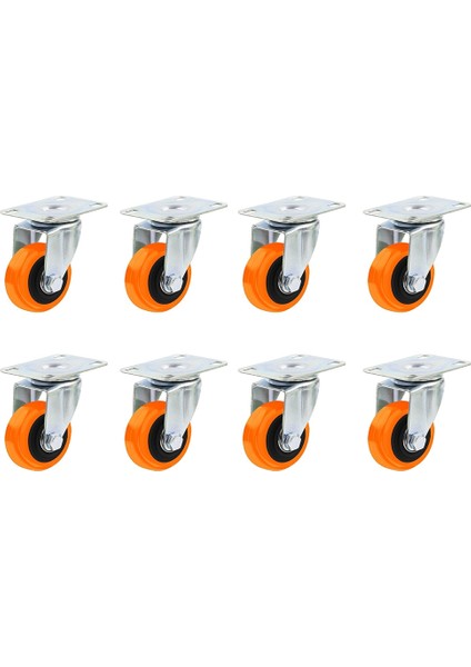 15 Inç Tekerlek Seti 360 Dönebilen Evrensel Plaka Tekerlekler (Yurt Dışından)