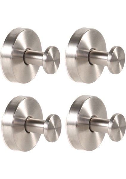 Paslanmaz Çelik Vakumlu Giysi Askısı Mutfak Banyo Gümüş (Yurt Dışından)