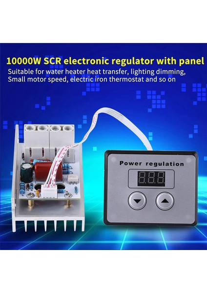 Dimmer Anahtarı 10000W Scr Voltaj Regülatörü Hız Kontrolü Ac 220V (Yurt Dışından) modelleri