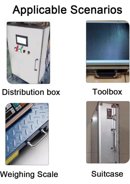 304 Paslanmaz Çelik Katlanır Sap 90 Derece 2'li Paket Delik Merkezi 4.72IN (Yurt Dışından) fiyatları