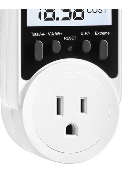Arka Aydınlatmalı Büyük Ekran Elektrik Kullanım Monitörü Abd Fişi (Yurt Dışından) fiyatları