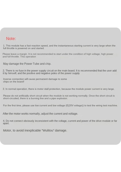 12-37V 5A Dc Fırçasız Hall Motor Sürücü Kartı (Yurt Dışından)