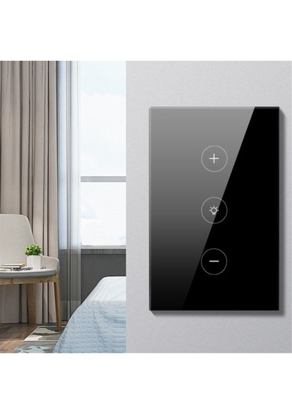 Abd Standardı Akıllı Wifi Yaşam LED Dimmer Anahtarı Kablosuz Dokunmatik Karartma (Yurt Dışından)