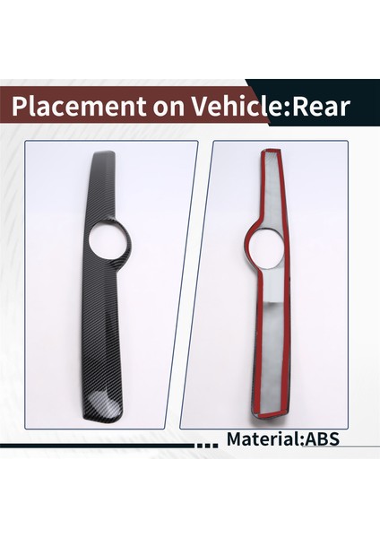 Araba Abs Karbon Fiber Arka Kapı Bagaj Kapağı Kapağı Döşeme Xv Için (Yurt Dışından) fırsatları