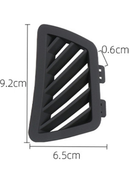 5 Serisi Gt F07 09-16 Sol Taraf Hava Menfezi Çıkış Kapağı Kaplaması (Yurt Dışından)