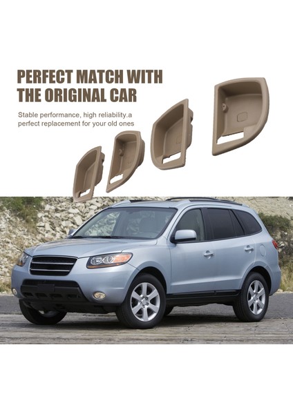 4 Parça Ön Arka Lr Iç Kapı Kolu Trim Kapağı (Yurt Dışından) fırsatları