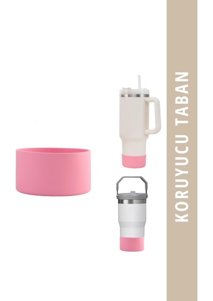 Koruyucu Silikon Altlık Taban Pembe