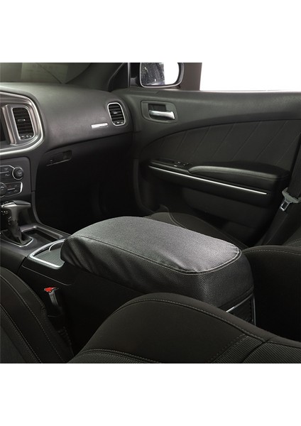 Orta Konsol Kılıfı Kol Dayama Pedi Kılıfı Trim-Siyah (Yurt Dışından)