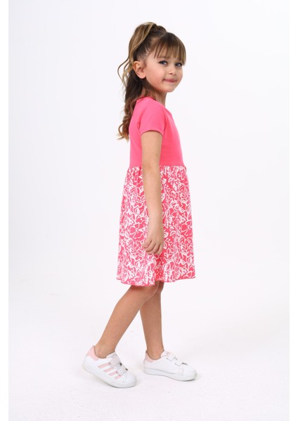 Kız Çocuk Metal Arma Baskılı Elbise fırsatları