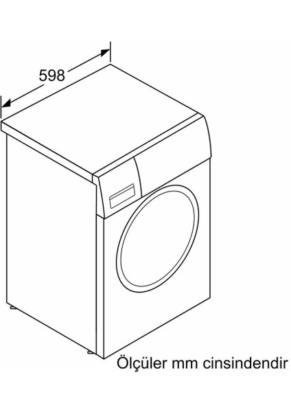 WG42K2Z0TR Çamaşır Makinesi 9 kg 1200 Devir Beyaz