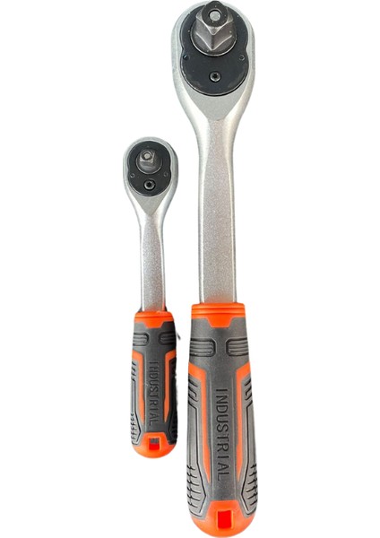 1/4" ve 1/2" Pro Cırcır Kolu 72 Diş Kaliteli Iki Ürün Bir Arada modelleri