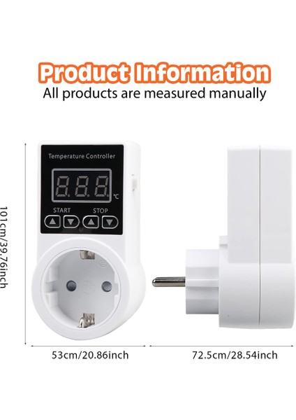 1 Adet Sensörlü Termostat Soketi Sıcaklık Anahtarı Ab Fişi (Yurt Dışından) modelleri