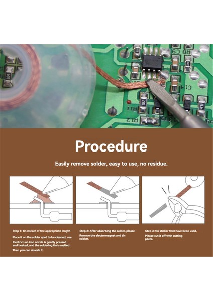 6 Adet Lehim Sökme Örgü Kaynak Lehim Sökme Aracı (Yurt Dışından) modelleri