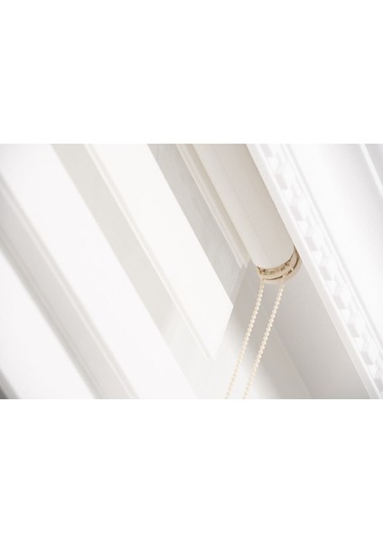 Networkavm Düz Beyaz Zebra Perde