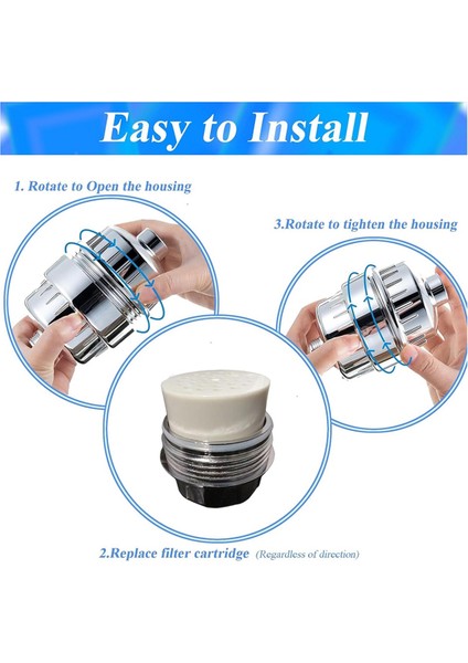 Duş Filtresi Değişimi Sert Su Için 20 Aşamalı Duş Filtresi (Yurt Dışından) fırsatları