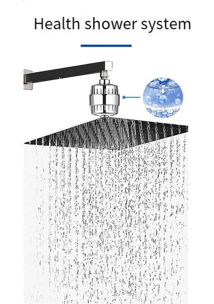 Duş Filtresi Sert Su Için 20 Aşamalı Filtreli Duş (Yurt Dışından) indirimleri