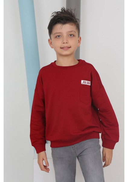 Erkek Çocuk Baskılı Sweatshirt