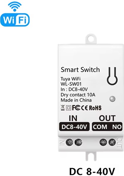Tuya Akıllı Wifi Kuru Kontak Anahtarı Modülü 10A Evrensel Dc 8-40V (Yurt Dışından) fiyatları