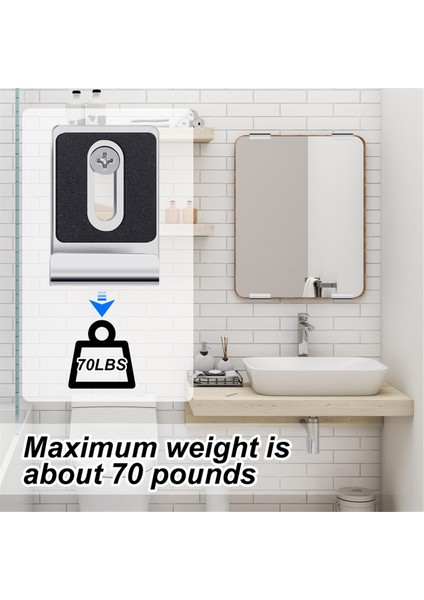 12 Adet Metal Ayna Klips Tutucu Seti Vida ile Ayna Asma Klipsleri (Yurt Dışından) indirimleri