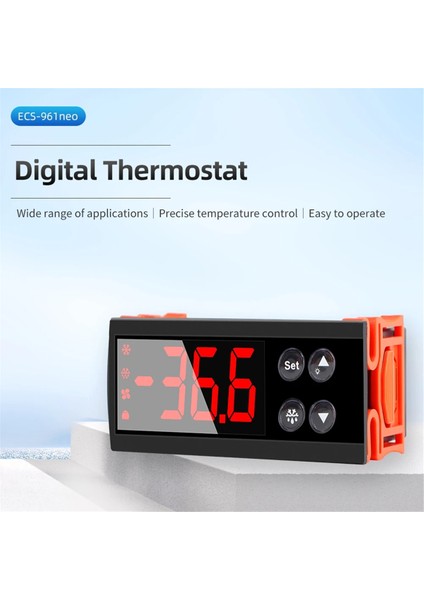 Dijital Termostat Higrostat Sıcaklık Nem Kontrol Cihazı AC220V (Yurt Dışından)